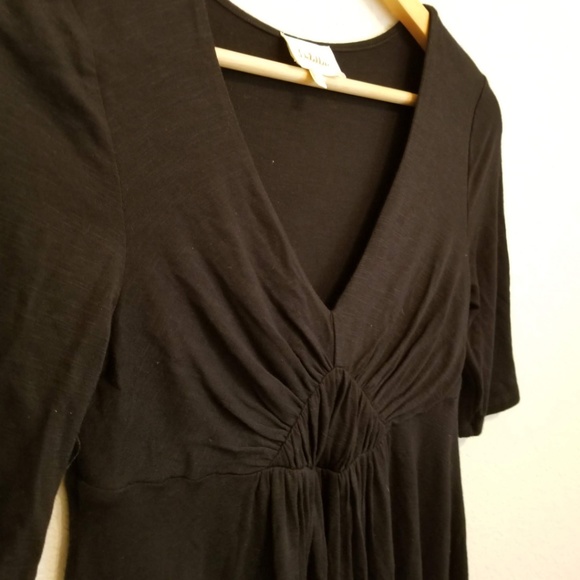 Anthropologie Deletta Empire Swing Pleated Tee XS - Picture 3 of 8